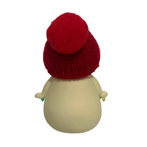 Dept. 56 Snowpinions "GET LIT" Snowman Holding Christmas Lights Red Hat Figurine - Picture 3 of 6